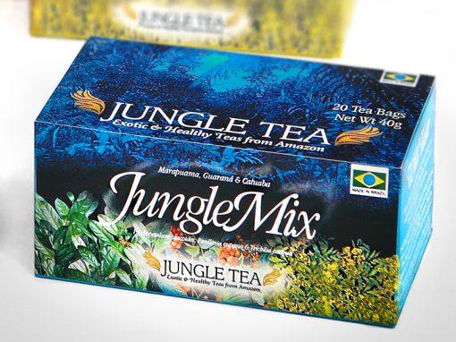 Jungle Tea: Marca e Embalagens para Chás Exóticos Brasileiros