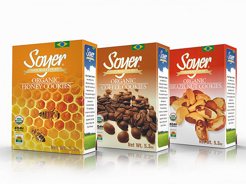 Soyer: Marca e Embalagens para Produtos de Soja Brasileira